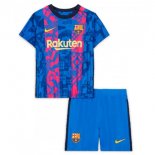 3ª Equipación Camiseta Barcelona Niño 2021-2022