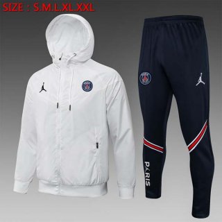 Rompevientos Paris Saint Germain Conjunto Completo 2022 Blanco Negro 1