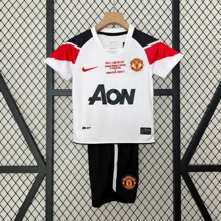 Camiseta Manchester United 2ª Equipación Niño Retro 2010 2011