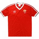 1ª Equipación Replica Camiseta Manchester United Retro 1983 Rojo