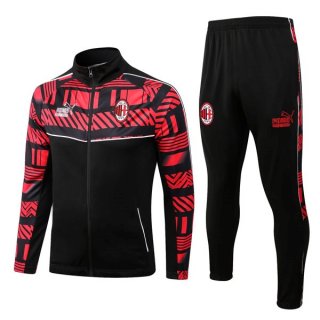 Chandal AC Milan 2023 Rojo Negro