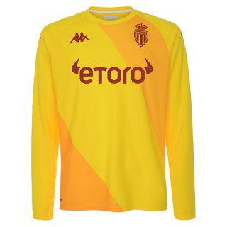 Replica Camiseta AS Monaco Portero 2021-2022 Amarillo