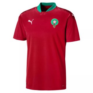 1ª Equipación Replica Camiseta Marruecos 2020 Rojo