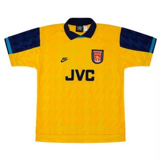 3ª Equipación Replica Camiseta Arsenal Retro 1994 1996 Amarillo