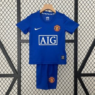 Camiseta Manchester United 3ª Equipación Retro Niño 2008 2009