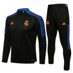 Sudadera De Training Real Madrid 2022 Negro Azul Sudadera De Training Real Madrid 2022 Negro Azul