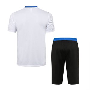 Camiseta Entrenamiento Real Madrid Conjunto Completo 2022 Blanco Negro