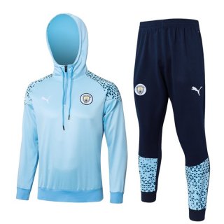 Sudadera Con Capucha Manchester City 2024 Azul