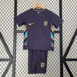 Camiseta Inglaterra 2ª Equipación Niño 2024 Camiseta Inglaterra 2ª Equipación Niño 2024