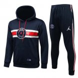 Chandal Con Capucha PSG 2022 Azul Rojo