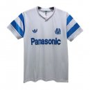 1ª Equipación Replica Camiseta Marsella Retro 1990 Blanco