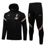 Chandal Con Capucha Liverpool 2022 Negro Oro Chandal Con Capucha Liverpool 2022 Negro Oro