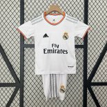 Camiseta Real Madrid 1ª Equipación Retro Niño 2013 2014