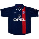 1ª Equipación Replica Camiseta Paris Saint Germain Retro 2001 2002 Azul 1ª Equipación Replica Camiseta Paris Saint Germain Retro 2001 2002 Azul