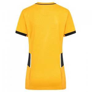 1ª Equipación Camiseta Wolves Mujer 2021-2022 Amarillo