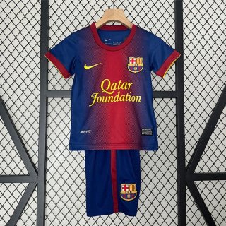 Camiseta Barcelona 1ª Equipación Retro Niño 2012 2013