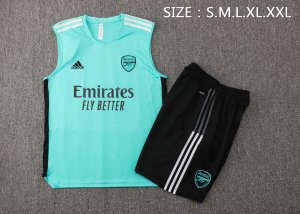 Camiseta Arsenal Sin Mangas Conjunto Completo 2022 Verde Negro