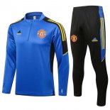 Sudadera De Training Manchester United 2022 Azul Negro