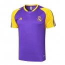 Camiseta Entrenamiento Real Madrid 2024-2025 Purpura Amarillo