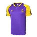 Camiseta Entrenamiento Real Madrid 2024-2025 Purpura Amarillo Camiseta Entrenamiento Real Madrid 2024-2025 Purpura Amarillo