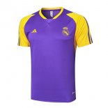 Camiseta Entrenamiento Real Madrid 2024-2025 Purpura Amarillo