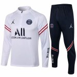 Chandal PSG 2021-2022 Blanco Negro Chandal PSG 2021-2022 Blanco Negro