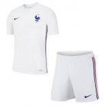 2ª Equipación Camiseta Francia Niño 2020 Blanco