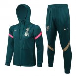 Chandal Con Capucha Liverpool 2022 Verde