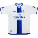 2ª Equipación Replica Camiseta Chelsea Retro 2003 2005 Blanco