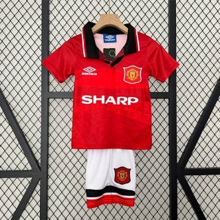 Camiseta Manchester United 1ª Equipación Niño Retro 1994 1996