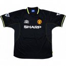 3ª Equipación Replica Camiseta Manchester United Retro 1998 1999 Negro