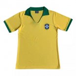 1ª Equipación Replica Camiseta Brasil Retro 1957 Amarillo