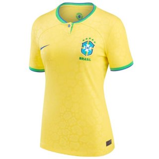 Camiseta Brasil 1ª Equipación Mujer 2022-2023