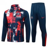 Chandal PSG 2024-2025 Rojo Blanco Azul