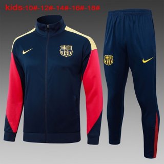 Niños Chandal Barcelona 2024-2025 Azul Amarillo 3