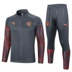 Chandal Manchester City 2024 Gris Rojo Chandal Manchester City 2024 Gris Rojo