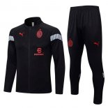 Chandal AC Milan 2022-2023 Negro Rojo