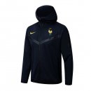 Chaqueta Con Capucha Francia 2024-2025 Azul