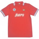 3ª Equipación Replica Camiseta Napoli Retro 1988 1989 Rojo