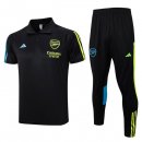 Polo Arsenal Conjunto Completo 2024 Negro