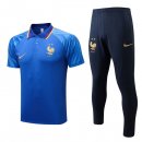 Polo Francia Conjunto Completo 2022-2023 Azul 1