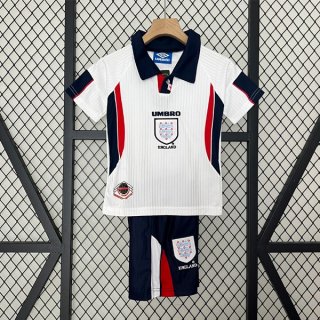 Camiseta Inglaterra 1ª Equipación Niño Retro 1998