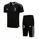 Camiseta Entrenamiento Juventus Conjunto Completo 2022 Negro Blanco