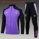 Niños Chandal Alemania 2024-2025 Purpura Negro 3