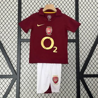 Camiseta Arsenal 1ª Equipación Retro Niño 2005 2006