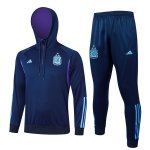 Chandal Con Capucha Argentina 2024-2025 Azul Chandal Con Capucha Argentina 2024-2025 Azul