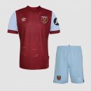 Camiseta West Ham 1ª Equipación Niño 2023-2024