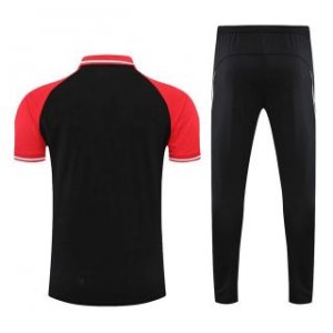 Polo Ajax Conjunto Completo 2022-2023 Negro Rojo