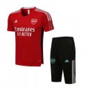 Camiseta Entrenamiento Arsenal Conjunto Completo 2022 Rojo