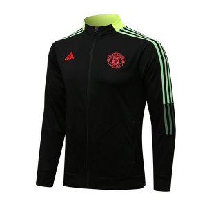 Chandal Manchester United 2022 Negro Verde